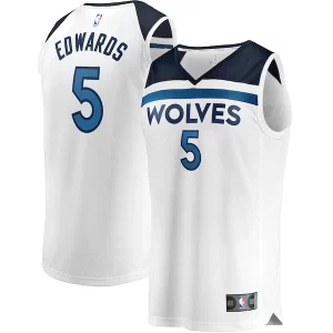 Classico Anthony Edwards Minnesota Timberwolves Youth Fast Break Replica Player Jersey Association Edition White