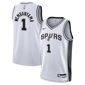 Classico Bellissimo Attraente Victor Wembanyama San Antonio Spurs Nike Youth Swingman Jersey Association Edition White