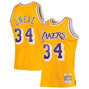 Classico Gorgeous Robusto Shaquille O'Neal Los Angeles Lakers 1996/97 Hardwood Classics Swingman Jersey Gold/Purple/Royal