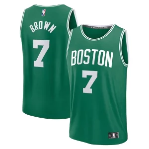 Eccezionale Raffinato Jaylen Brown Boston Celtics Fast Break Replica Player Jersey Icon Edition Kelly Green
