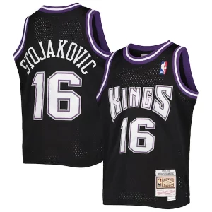 Classico Peja Stojakovic Sacramento Kings Youth 2001/02 Hardwood Classics Swingman Jersey Black