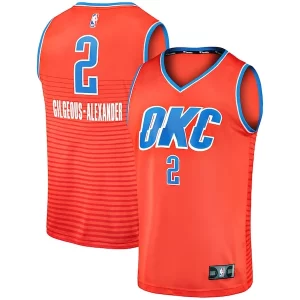 Classico Shai Gilgeous Alexander Oklahoma City Thunder Fast Break Team Replica Jersey Statement Edition Orange