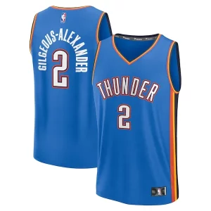 Classico Shai Gilgeous Alexander Oklahoma City Thunder Youth Fast Break Replica Player Jersey Icon Edition Blue