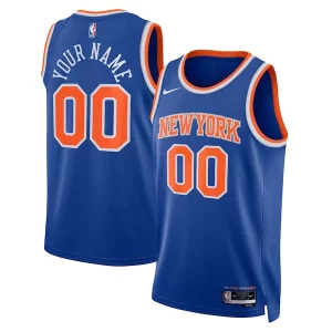 Classico Sofisticato Fascinante New York Knicks Nike Unisex Swingman Custom Jersey Blue Icon Edition