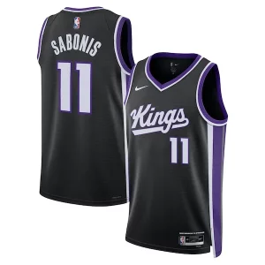 Classico Trendy Domantas Sabonis Sacramento Kings Nike Unisex Swingman Player Jersey Icon Edition Black