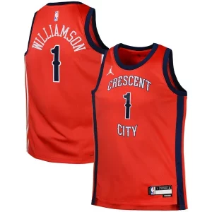 Classico Versatile Magnifico Zion Williamson New Orleans Pelicans Jordan Brand Swingman Jersey Statement Red