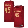 Comodo Donovan Mitchell Cleveland Cavaliers Nike Swingman Player Jersey Icon Edition Wine