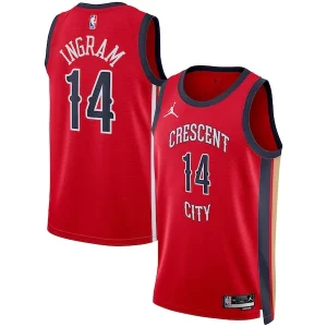 Comodo Elegante Brandon Ingram New Orleans Pelicans Jordan Brand Unisex Swingman Jersey Statement Edition Red
