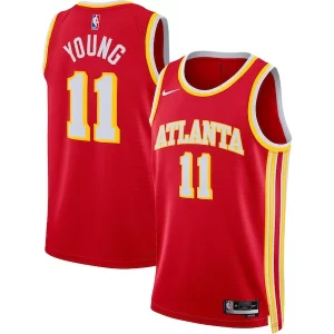 Comodo Incantevole Trae Young Atlanta Hawks Nike Unisex Swingman Jersey Icon Edition Red/White