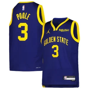 Comodo Jordan Poole Golden State Warriors Youth 2022/23 Swingman Jersey Navy Statement Edition