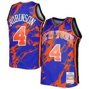 Comodo Magnifico Nate Robinson New York Knicks 2005/06 Hardwood Classics Marble Swingman Jersey Blue