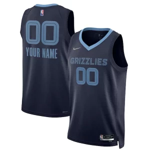 Comodo Moderno Bellissimo Memphis Grizzlies Nike 2021/22 Diamond Swingman Custom Jersey Icon Edition Navy