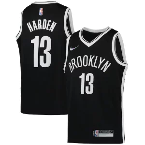 Comodo Moderno James Harden Brooklyn Nets Nike Youth 2021/22 Diamond Swingman Jersey Icon Edition Black