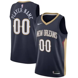 Comodo New Orleans Pelicans Nike Swingman Custom Jersey Navy Icon Edition