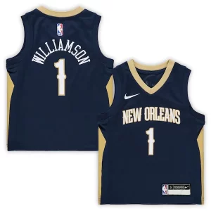 Comodo Ottimo Moderno Zion Williamson New Orleans Pelicans Nike Preschool Replica Jersey Icon Edition Navy