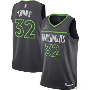 Comodo Raffinato Fantastico Karl Anthony Towns Minnesota Timberwolves Jordan Brand Unisex Swingman Jersey Statement Edition Charcoal