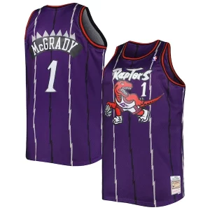 Cool Accattivante Duraturo Tracy McGrady Toronto Raptors Big & Tall Hardwood Classics 1998/99 Swingman Jersey Purple