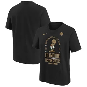 Cool Boston Celtics Nike Youth 18 Time NBA Finals Champions Locker Room T Shirt Black