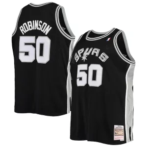 Cool David Robinson San Antonio Spurs 1998/99 Big & Tall Hardwood Classics Swingman Jersey Black
