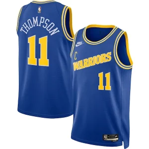 Cool Klay Thompson Golden State Warriors Nike Swingman Jersey Classic Edition Blue