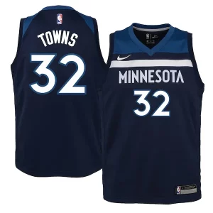 Cool Pratico Comodo Karl Anthony Towns Minnesota Timberwolves Nike Youth Swingman Jersey Navy Icon Edition
