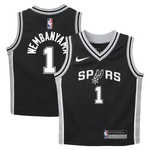 Lussuoso Victor Wembanyama San Antonio Spurs Nike Toddler Swingman Player Jersey Icon Edition Black
