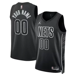 Cool Versatile Incantevole Brooklyn Nets Jordan Brand Unisex 2022/23 Swingman Custom Jersey Statement Edition Black