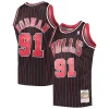 Delizioso Eccezionale Fantastico Dennis Rodman Chicago Bulls Hardwood Classics Swingman Jersey Black