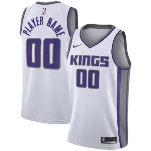 Delizioso Eccezionale Sacramento Kings Nike Swingman Custom Jersey White Association Edition