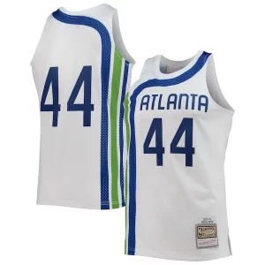 Delizioso Elegante Pete Maravich Atlanta Hawks 1970/71 Hardwood Classics Swingman Jersey White