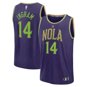 Delizioso Gorgeous Splendido Brandon Ingram New Orleans Pelicans 2024/25 Fast Break Player Jersey City Edition Purple