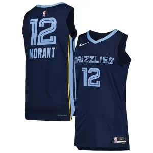 Delizioso Ja Morant Memphis Grizzlies Nike Authentic Jersey Association Edition Navy