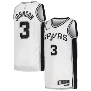 Delizioso Keldon Johnson San Antonio Spurs Nike Unisex Swingman Jersey Association Edition White/Black