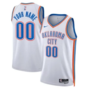 Delizioso Oklahoma City Thunder Nike Unisex Swingman Custom Jersey White Association Edition