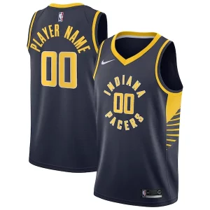Delizioso Ottimo Bellissimo Indiana Pacers Nike 2020/21 Swingman Custom Jersey Icon Edition Navy