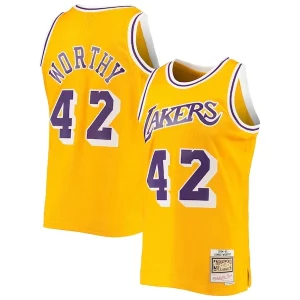Delizioso Resistente Fantastico James Worthy Los Angeles Lakers 1984/85 Hardwood Classics Swingman Jersey Gold