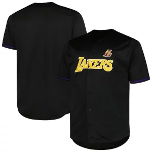 Delizioso Stupendo Prestigioso Los Angeles Lakers Profile Big & Tall Pop Jersey Black