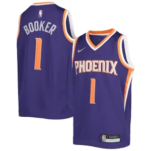 Delizioso Versatile Devin Booker Phoenix Suns Nike Youth 2021/22 Diamond Swingman Jersey Icon Edition Purple