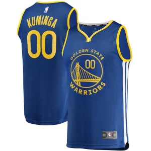 Duraturo Cool Jonathan Kuminga Golden State Warriors 2021 NBA Draft First Round Pick Fast Break Replica Jersey Royal Icon Edition