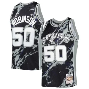 Duraturo David Robinson San Antonio Spurs 1998/99 Hardwood Classics Marble Swingman Jersey Black