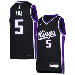 Splendido Robusto Carino De'Aaron Fox Sacramento Kings Nike Youth Swingman Jersey Icon Edition Purple