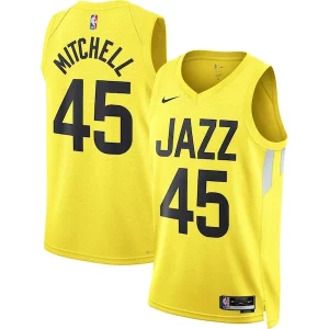 Duraturo Donovan Mitchell Utah Jazz Nike Unisex Swingman Jersey Icon Edition Gold