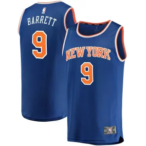 Duraturo Incantevole Pratico RJ Barrett New York Knicks Replica Fast Break Jersey Blue Icon Edition