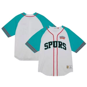 Duraturo Pratico San Antonio Spurs Practice Day Baseball Jersey White