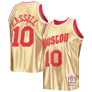 Duraturo Sam Cassell Houston Rockets 75th Anniversary 1993/94 Hardwood Classics Swingman Jersey Gold