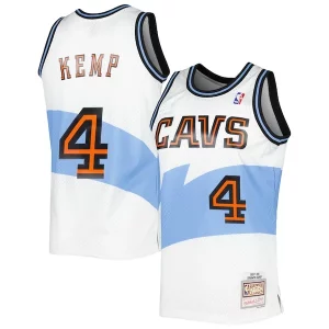 Eccezionale Attraente Shawn Kemp Cleveland Cavaliers Hardwood Classics Swingman Jersey White