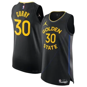 Eccezionale Bellissimo Cool Stephen Curry Golden State Warriors Jordan Brand 2024/25 Authentic Jersey Statement Edition Black