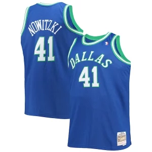 Eccezionale Bellissimo Fantastico Dirk Nowitzki Dallas Mavericks Big & Tall 1998/99 Hardwood Classics Swingman Jersey Blue