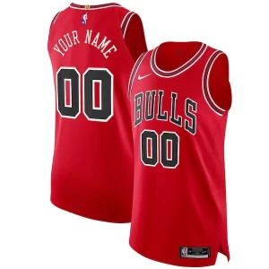 Eccezionale Chicago Bulls Nike Authentic Custom Jersey Red Icon Edition