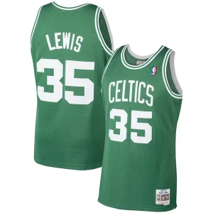 Eccezionale Fantastico Carino Reggie Lewis Boston Celtics 1987/88 Hardwood Classics Swingman Jersey Kelly Green